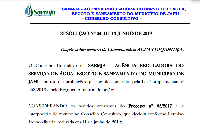 Resolução nº4 – 13/03/2019