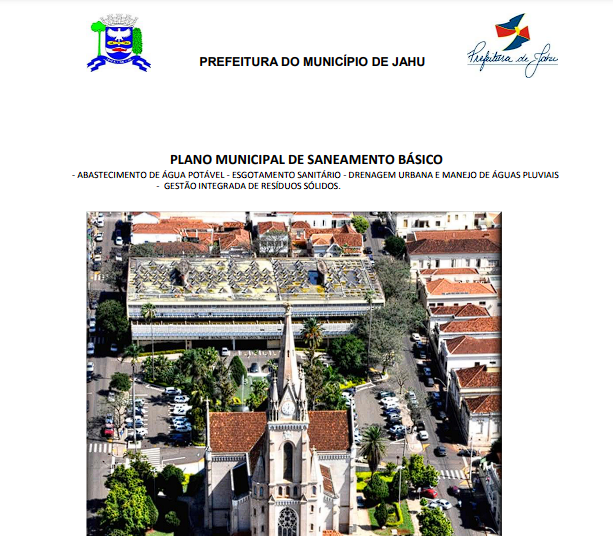 Plano de Saneamento Básico Jaú